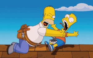 Homer Simpson stryper Bart Simpson